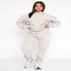 survêtement à capuche renard blanc ensembles pour femmes deux ensemble 2 pièces ensemble de vêtements pour femmes pull à manches longues sportif survêtements à capuche printemps automne hiver pardessus multicolore