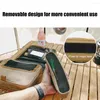 Cosmetic Bags Oxford Beauty Bag Travel Portable Foldable Washing Storage Hanging Large Capacity S Hook Detachable For Bathroom