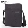 Tinyat Herren -Umhängetaschen Canva -Taschen für Männer 9 7'Pad Freizeit wasserdichte Schulbeutel Business Herren Crossbody B350L