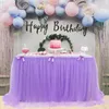 Table Skirt ARICK Wedding Party Tulle Tutu Tableware Clothr Birthday Banquet Home Decor