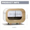 Furniture MewooFun Cat House Bed Cat Condo TV for Indoor Sturdy Luxury Large Wooden Fashion Cat Shelter Furniture with Scratching Pad