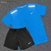 メンズショーツメンズトラックスーツテックセットデザイナートラックスーツシャツショーツトゥワフィスレディースフィットネススーツプリントクイック乾燥と通気性のあるスポーツウェアバスケットボールTシャツ