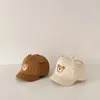 Berretti da baseball Cappello da bambino Orso Cartoon Orecchie piccole Bambini carini Berretto da baseball a tesa corta Protezione solare coreana per bambini all'aperto Sole