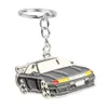 Keychains bilform Keychain Racing Keyring dubbelsidig gåva JDM NOS Turbo Metal Model Key Pendant3095