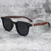 Солнцезащитные очки, Новое поступление, мужские винтажные солнцезащитные очки в деревянной оправе, классические брендовые солнцезащитные очки с покрытием линз, очки для вождения для мужчин/женщин H24223