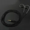 Écouteurs de 3,5 mm à 2 pin 0,75 mm 0,78 mm Câble d'écoute plaquée en argent MMCX avec micro micro / pas de micro micro