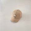 Bonés de bola crianças verão snapback chapéu bebê meninas e meninos dos desenhos animados urso bonito bordado boné de beisebol algodão chapéus de sol para crianças