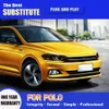 Автомобильные аксессуары, передняя лампа для Volkswagen POLO, светодиодная фара в сборе 19-20, дневные ходовые огни, стример, индикатор указателя поворота