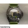 Luminor Luxury Panerais Mens Watch Designer يشاهد الياقوت مرآة الحركة التلقائية السويسرية حجم 47 ملم*12 مم ساعة معصمة الساعات الميكانيكية للرجال