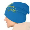 Bérets appelez-moi par votre nom bleu Skullies bonnets chapeaux Hip Hop automne hiver rue hommes femmes casquettes adulte chaud Bonnet tricoté chapeau