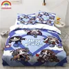 Ensembles de literie Attention -Jeans Album Cover Set Feuille King Twin Double Enfant Microfibre ou Polyester Couette