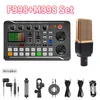 ZK20 angielska wersja F998 Live Sound Card Sprzęt komórkowy telefon Komputer Universal Condenser MicroPhone Pełny zestaw