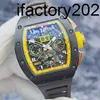 Richrsmill Watch Swiss Watch vs Factory Carbon Fiber Automatic Factory Watch RM011 날짜 기능 zxn7