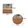 ジュエリーのカスタム刻まれた大理石の木製コースターアニバーサリーギフトギフトスクエアコースター男性のためのパーソナライズされた写真ギフトカップルバレンタインギフト