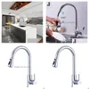 Bathroom Sink Faucets 360 Rotation Touchless Sensor Kitchen Faucet With Extension Pl Out Sprayer Drop Delivery Home Garden Showers Ac Dhfkm