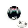 Brooches JOINBEAUTY Arctic Monkeys Music Albums Rock Enamel Brooch Pin Jewelry Glass Cabochon Pins Gift Accessories GYF32