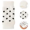 Hundkläder 4 PCS Pet Socks Cat Ben Hleeve Warmers Thermal Cover Joint Protector Cotton Hyls Sticked Leggings