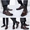 TGSIKIBW Mens Oxford Tailcoat Genuine Leather Modern Dress Business Derby Shoes