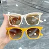 Okulary przeciwsłoneczne Mayten Square Rame Okulary przeciwsłoneczne żeńskie vintage retro sun shad damskie okulary luksusowe marka projektant Cateye oko oka H24223