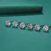 6 Krallenschmuck 30 39 60 Cent Hpht 18 Karat Weiß-Gelb-Roségold Damen-Ohrstecker, Diamant-Ohrringe mit im Labor erstellten Diamanten