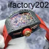 Мужские часы Vs Factory Richa Tourbillon, швейцарский автоматический механизм RM011 F1 и красный цвет