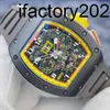 Richrsmill Watch Swiss Watch vs Factory Carbon Fiber Automatic Factory Watch RM011 Date FunctionZXN7