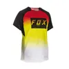 2WLJ T-shirty Fox xamo Speed ​​Speederation Summer rowerowe kombinezon rowerowy Rowerowe Męskie i damskie krótkie rękawowe t-shirt rower górski