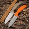 Promoción A2249 Cuchillo plegable abatible D2 Hoja satinada G10 con mango de hoja de acero Arandela con rodamiento de bolas para exteriores Cuchillos con carpeta de apertura rápida