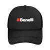 Cappellini da baseball personalizzati bianchi Benelli Firearm Shooter Berretto da baseball Protezione solare Cappello da camionista regolabile da uomo estivo