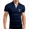 Herrpolos Riverdale Southside Serpents 2024 Högkvalitativ man Polo skjortor Kort ärm Casual Male Clothing Fashion Turndown Collar Top