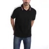 Polos pour hommes Polo à manches courtes en coton doux et confortable