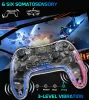 Manettes de jeu vidéo Manettes de jeu RGB Wireless Pro Controller Compatible Nintendo Switch/Switch Lite/Switch OLED/Android/IOS/Windows PC/Mobile