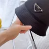 Designer bucket hat casual caps Omgekeerde Driehoek Beanie met print buiten de zomer Koeltechnologie Ademend Mesh Vintage Po77