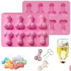 Baking Moulds Penis Mods Cake Mold For Chocolate Candy Birthday Single Party Funny Ice Cube Sugar Fondant Mod Nonstick Food-Grade Fy Dh9In