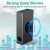Alto-falantes 120w Tv Soundbar Home Theater Sistema de som Bluetooth Speaker 3d Surround Som estéreo Controle Remoto com Subwoofer Caixa de som para PC
