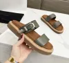 Vegetal Tanning Slipper Designer Slipper Women Top-Quality Slippers Luxury Leather Slide Shoes Roman Sandals Outdoors Sandal