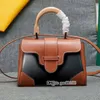 Designer-Handtaschen Frauen Umhängetasche Briefe drucken Echtes Leder Top-Qualität Handtasche Mode Umhängetaschen mit Box256K