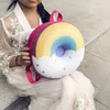 Children's Backpack Cute 3D Donuts Kids Shcool Bags for Girls Schoolbag Rainbow Mini Bagpack Kawaii Toddler Backpacks for Bab258C