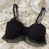 Soutien-gorge Ensembles Dentelle Mesh Soutien-gorge Bow Fille Sous-vêtements Brassière Femmes Lingerie Sexy Doux Mignon Respirant Ensemble Doux