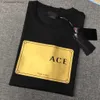 T-shirts pour hommes Mode Mens Designer T-shirt de haute qualité Femmes Top Hommes Gold Lettre Tshirt Imprimer à manches courtes Col rond Coton Tees Polo Plus Taille S-5XL T240223