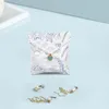 Jewelry Pouches 2 Pcs Organiser Bag Embroidered Gift Bags Coin Bracelet Small White