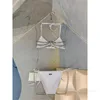 Projektanci projektanci mody Kobiety bielizny Projektanci kostiumów kąpielowych Bikini damskie stroje kąpielowe Kąpiel Kąpiec Seksowne letnie bikini ubrania kobiet czarno -białe projektant