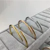 Schrauben-Armband, Designer-Schraube, modisches Nagelarmband, verstellbares Roségold-Armband, Edelstahl, farbecht, Partygeschenke, Herrengeschenke, Designer-Schmuck, 24 SS