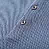 Polos masculinos de alta qualidade jacquard verão marca designer polo camisa masculina manga curta casual cor sólida sem logotipo topos moda roupas