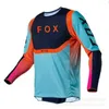 T5JY Men's T-shirts New Fox Off Road Motorcycle Race Cycling Sportswear Long Sleeve Top Mountain Biking T-shirt