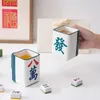 Mugs Mahjong Cup Ceramic Coffee Espresso Cups Drink Porcelain Tea For Drinks