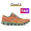 обувь Cloud Designer Shoes Running On X Running Federer Новые легкие амортизирующие кроссовки Мужчины Женщины Тренировки Cross Training Shoe Женские кроссовки