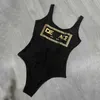 Designer de roupa de banho primavera verão alta moda graffiti letras impressão mulheres swimwears tops S-XL designerb3k7