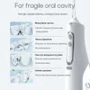 Irrigador oral usb recarregável água flosser portátil jato de água dental 310ml tanque de água ipx7 à prova dwaterproof água dentes mais limpo viagem 240219