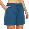 Damesshorts Zomer Outdoor Droog water Atletisch Wandelen Snelshorts Damesshorts Trainingsbroek Fietsshorts Dames met vullingL2402